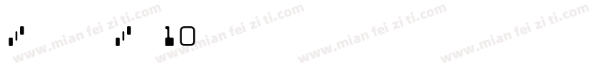 BoldGBV10 Regular字体转换